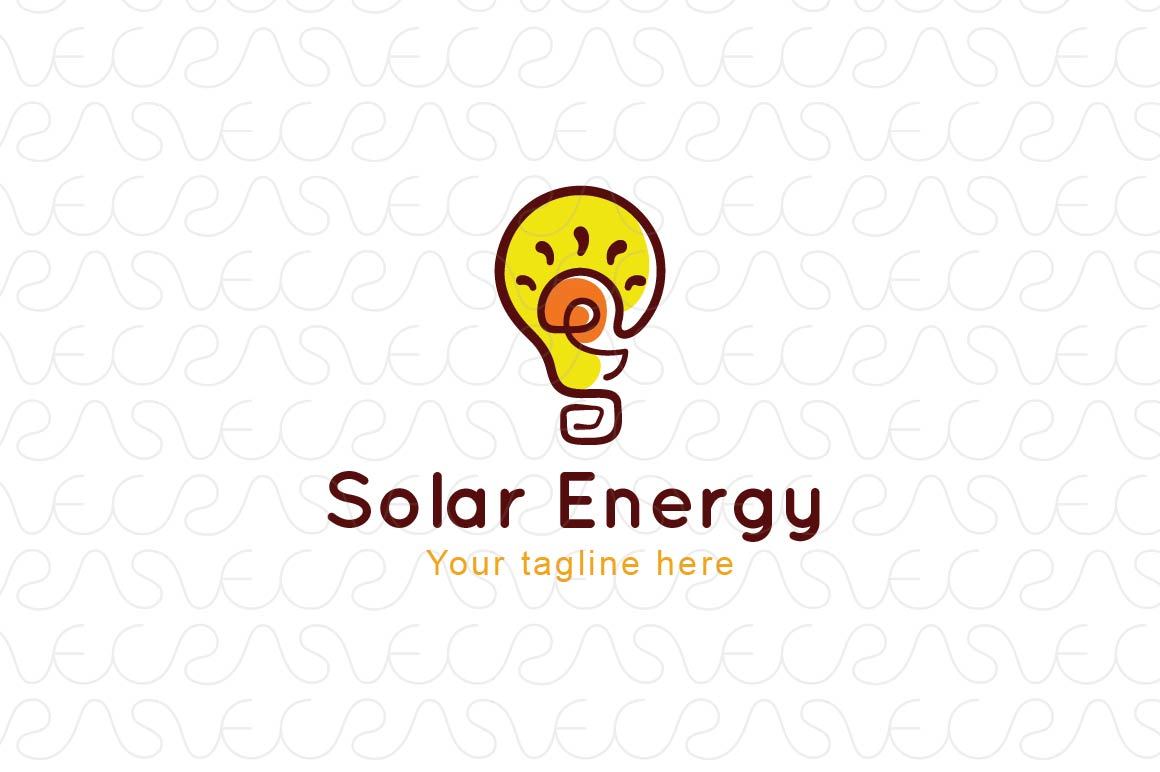 Solar Energy - Power Ideas Stock Logo Template