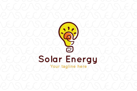 Solar Energy - Power Ideas Stock Logo Template