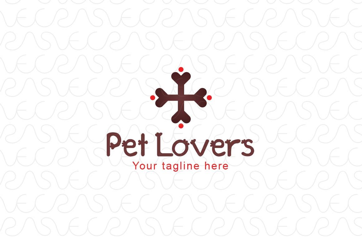 Pet Lovers - Simple Iconic Animal Care Logo Design Template