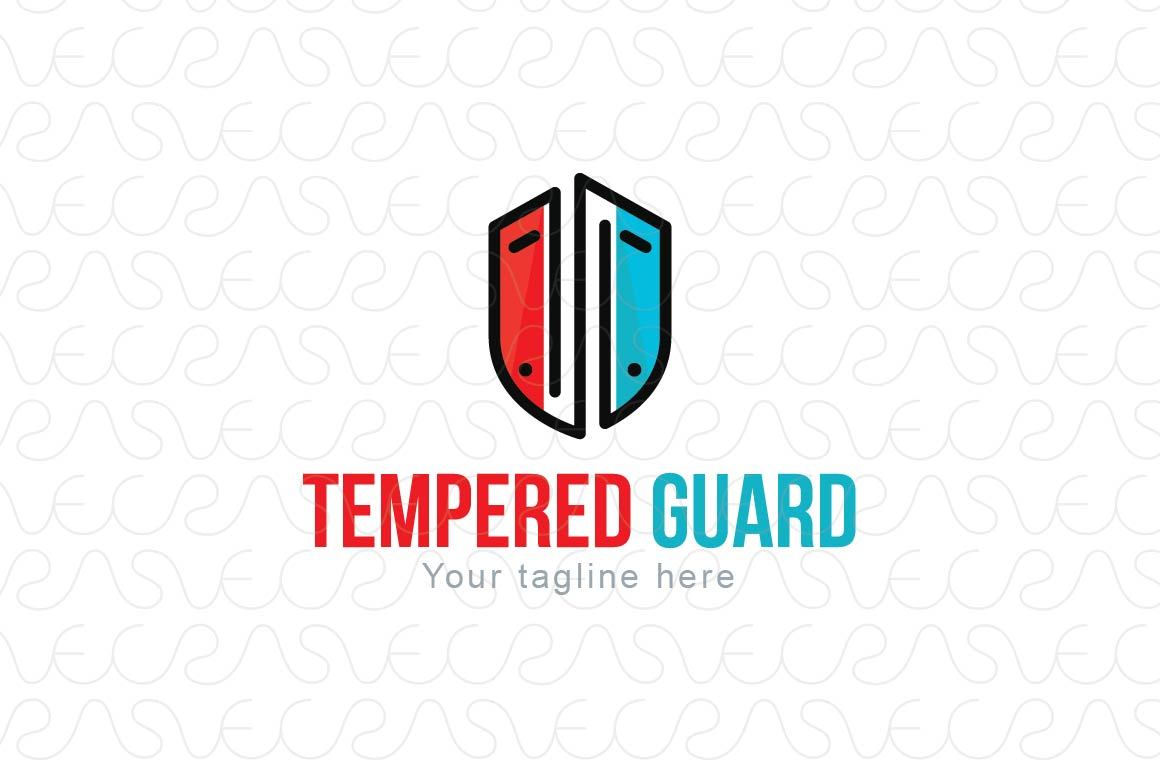 Tempered Guard - Mobile Protection Glass Manufacturing Stock Logo Template