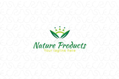 Nature Products - Stock Logo Template for Organic Farming