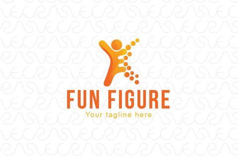 Fun Figure - Stock Logo Template for Empowerment and Freedom