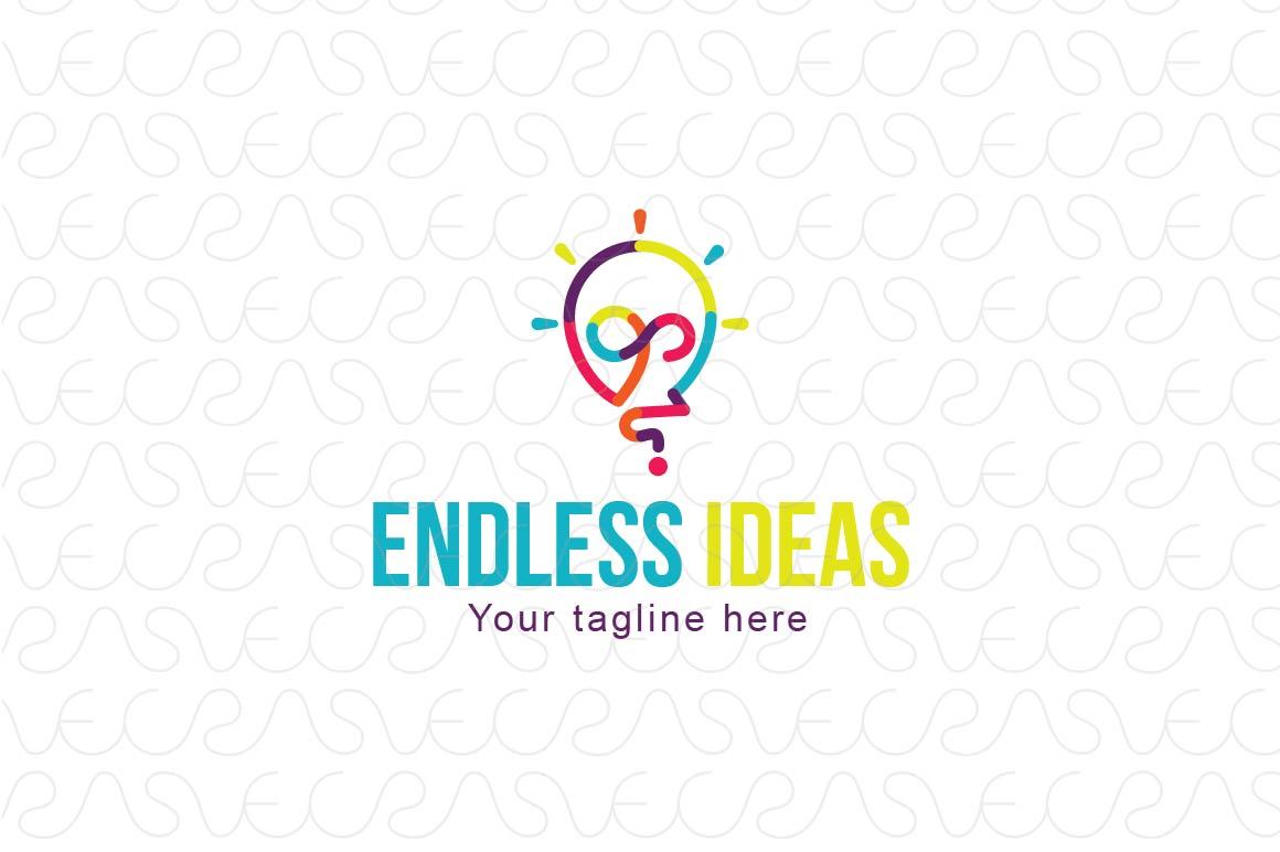 Endless Ideas - Inspirational and Smart Solutions Stock Logo Template