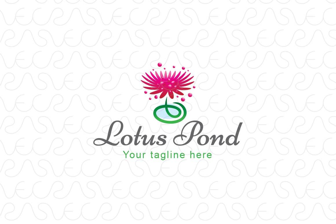 Lotus Pond - Beauty Care & Spa Stock Logo Template