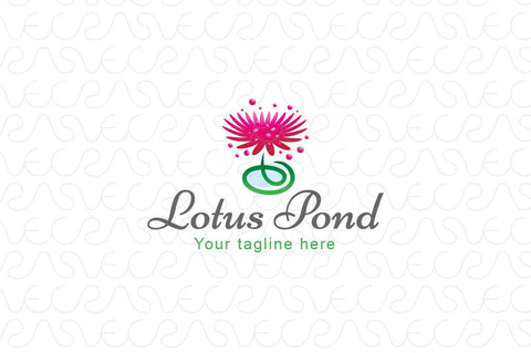 Lotus Pond - Beauty Care & Spa Stock Logo Template