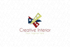Creative Interior - Abstract Designing Stock Logo Template