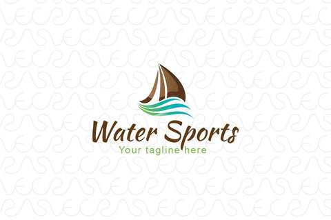 Water Sports - Sea Boat Stock Logo Template
