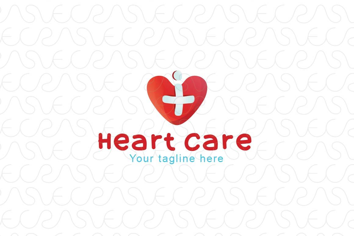Heart Care - Health & Medical Iconic Stock Logo Template