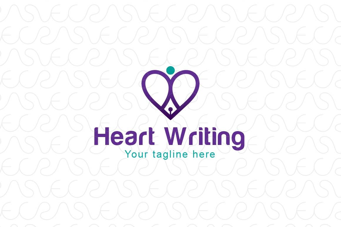 Heart Writing - Iconic Stock Logo Template