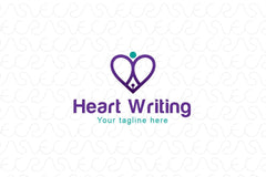 Heart Writing - Iconic Stock Logo Template