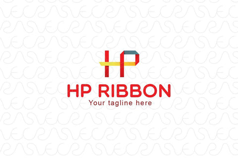 HP Ribbon - Origami Alphabetical Letter Stock Logo Template