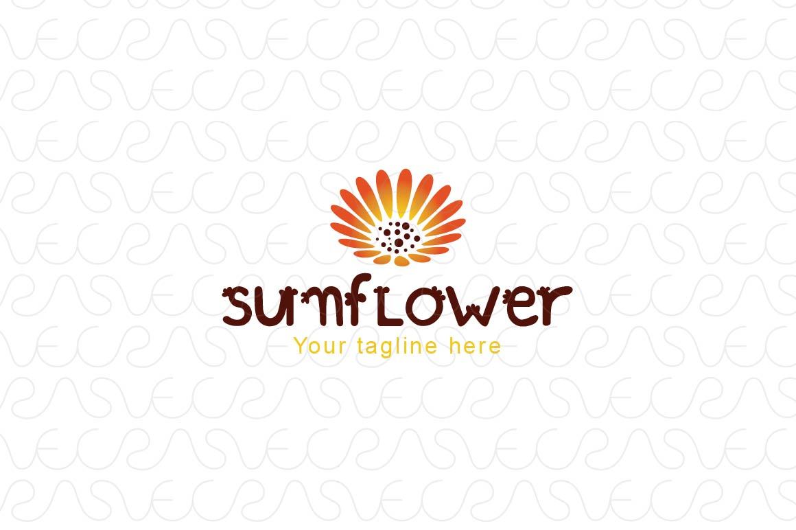 Sunflower - Nature Object Stock Logo Template