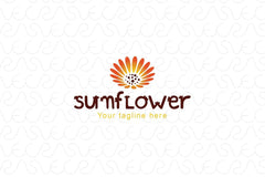 Sunflower - Nature Object Stock Logo Template