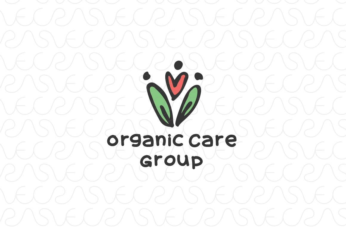 Organic Care Group - Nature Community Logo Template