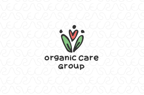 Organic Care Group - Nature Community Logo Template