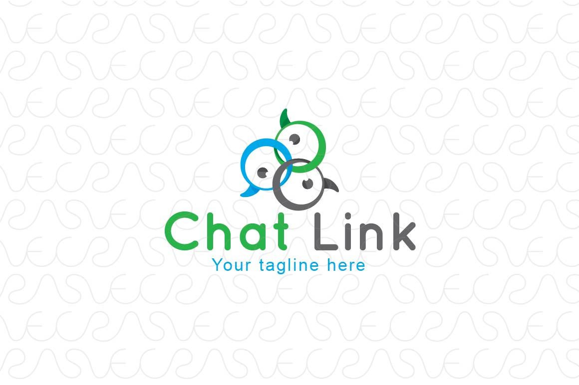 Chat Link - Stock Logo Template
