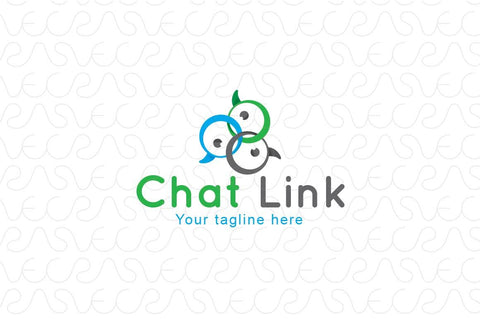 Chat Link - Stock Logo Template