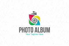 Photo Album Stock Logo Template