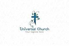 Universal Church - Religious Stock Logo Template
