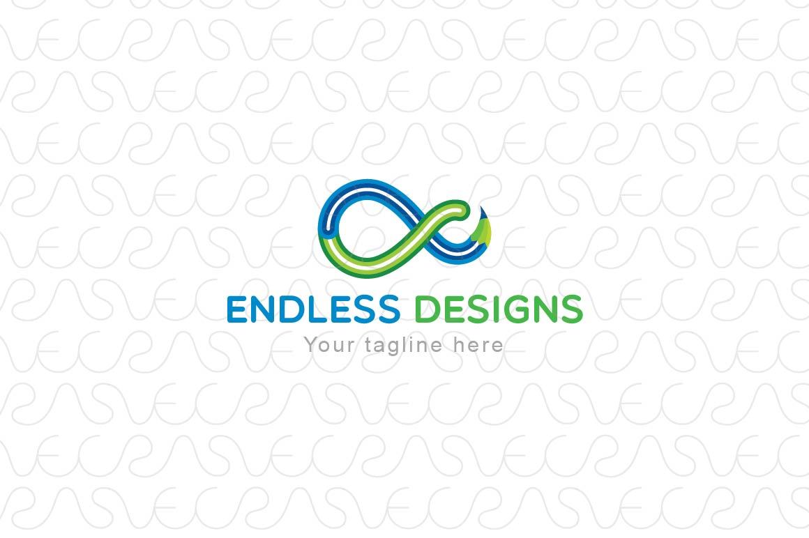 Endless Designs - Creative Infinity Symbol Stock Logo Design for Creative Graphics