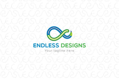 Endless Designs - Creative Infinity Symbol Stock Logo Design for Creative Graphics