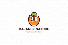 Balance Nature - Environment Friendly Stock Logo Template