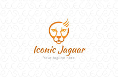 Iconic Jaguar Stock Logo Template