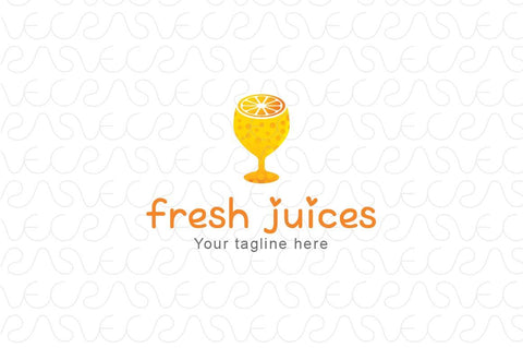 Fresh Juices - Juice Bar Stock Logo Template