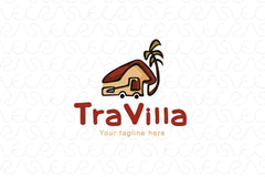 Traveller - Travel Cottage Stock Logo Template