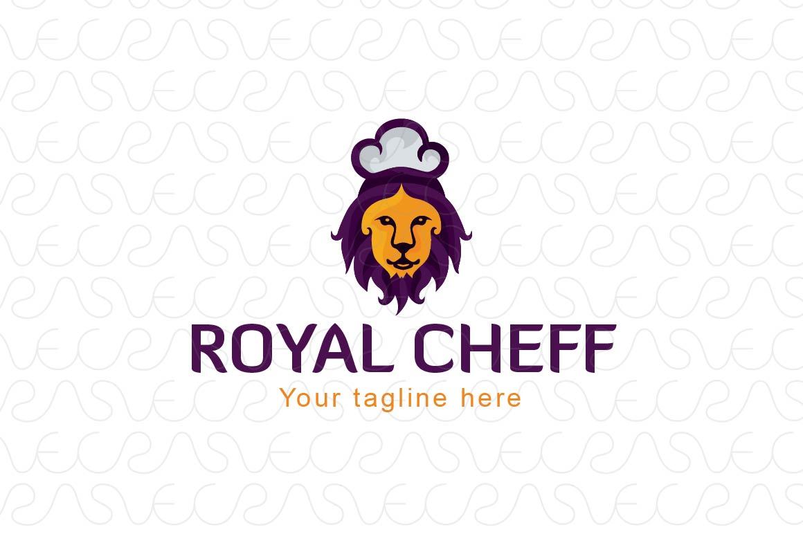 Royal Chef - Lion Animal Stock Logo Design for Restaurant