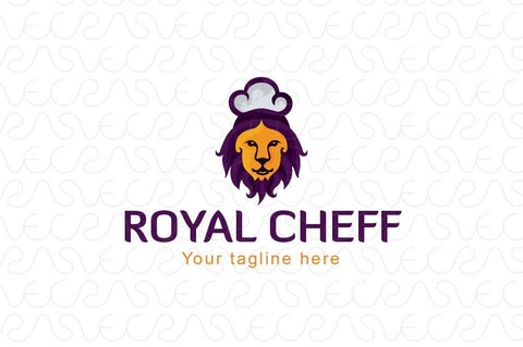 Royal Chef - Lion Animal Stock Logo Design for Restaurant