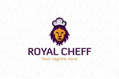 Royal Chef - Lion Animal Stock Logo Design for Restaurant