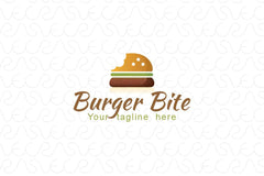 Burger Bite - Fast Food Logo Design Template