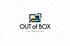 Out of Box - Business Growth Logo Template