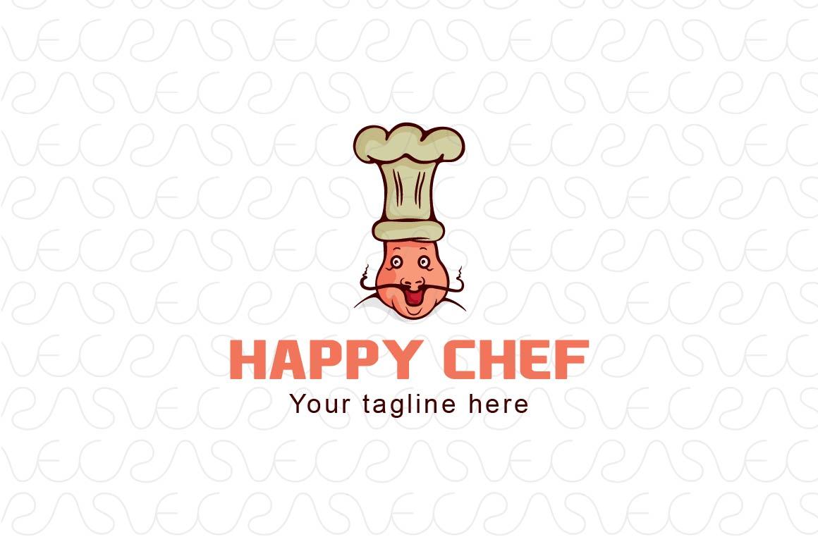 Happy Chef - Food & Restaurant Stock Logo Template