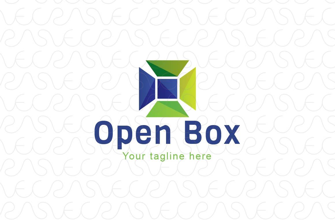 Open Box - Geometrical Shape Stock Logo Template