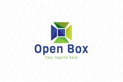 Open Box - Geometrical Shape Stock Logo Template