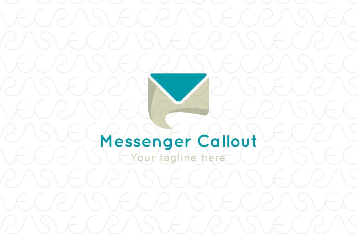 Messenger Callout - Messaging App Stock Logo Template