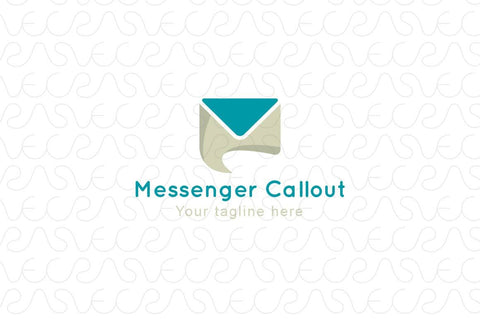 Messenger Callout - Messaging App Stock Logo Template