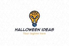 Halloween Ideas Stock Logo Template Design