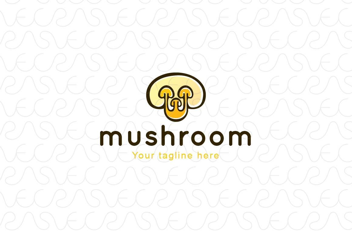 Mushroom - Fungi culture Stock Logo Template