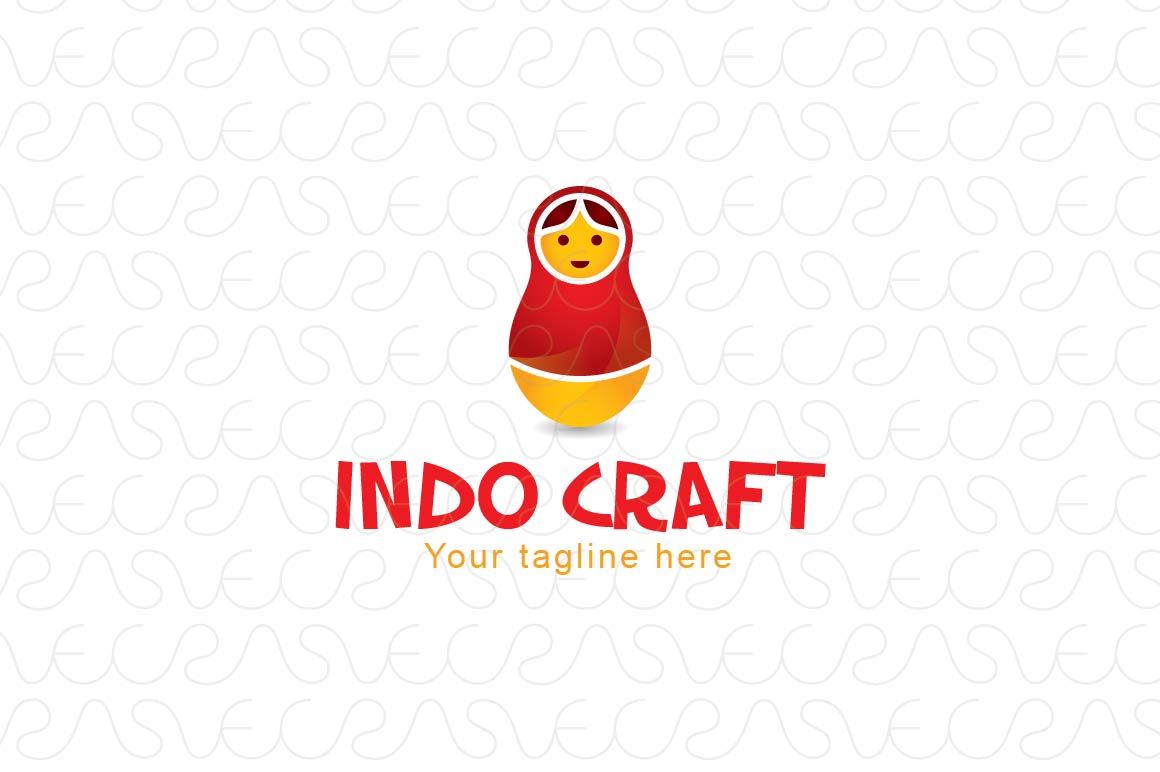 Indo Craft - Illustrative Stock Logo Template for Handicraft