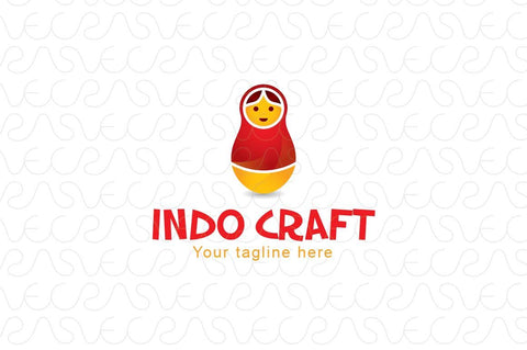 Indo Craft - Illustrative Stock Logo Template for Handicraft