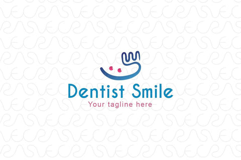 Dentist Smile - Abstract Objective Stock Logo Template