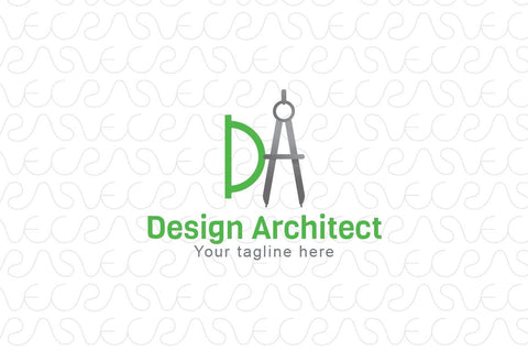 Design Architect - Alphabetic Monogram Stock Logo Template