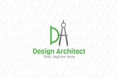 Design Architect - Alphabetic Monogram Stock Logo Template
