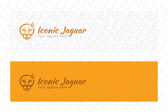 Iconic Jaguar Stock Logo Template