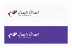 Angel Heart - Creative Angel Wings Logo Design Template