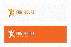 Fun Figure - Stock Logo Template for Empowerment and Freedom