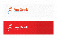Fun Drink - Restaurant Bar Stock Logo Template